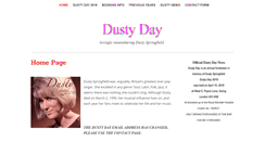 Desktop Screenshot of dustyday.co.uk